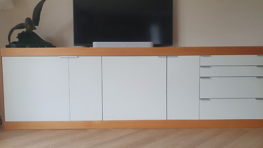Pastoe L series 260 sideboard white with beech