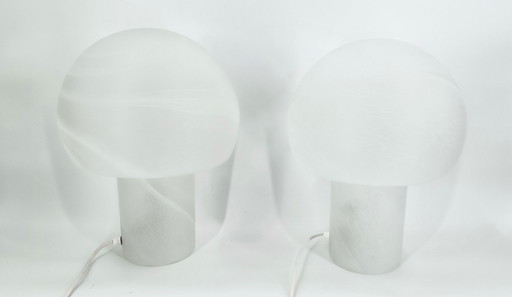 Pair of mushroom table lamps by Peil & Putzler