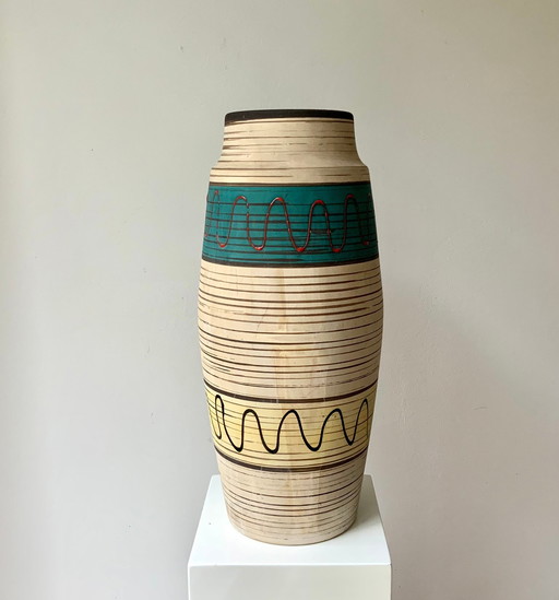 Très Grand Vase Vintage • Céramique • Scheurich • 1960