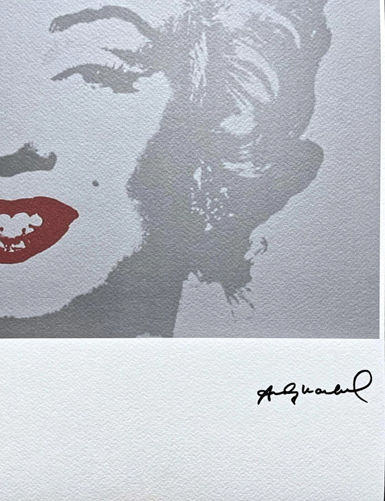 Naar Andy Warhol, Marilyn Monroe, jaren 80, lithografie – Litho's & Zeefdrukken, Paper (photo 4 of 7)