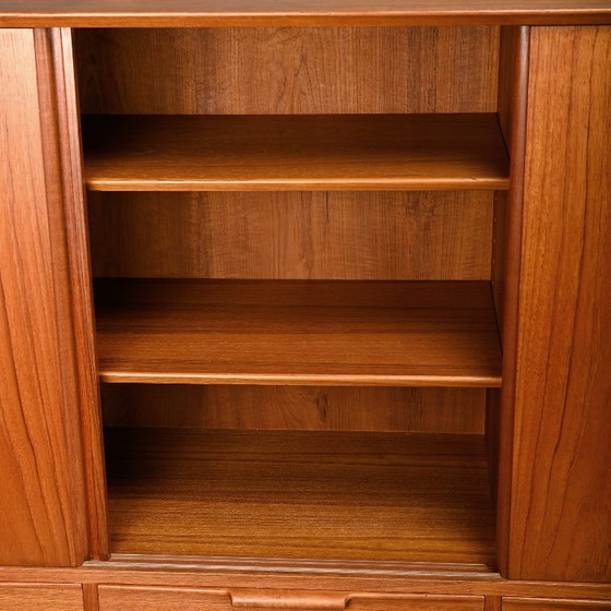 Gunni Omann Teak Sideboard oder Highboard für Omann Jun Møbelfabrik, Dänemark 1960er – Wood (photo 17 of 24)