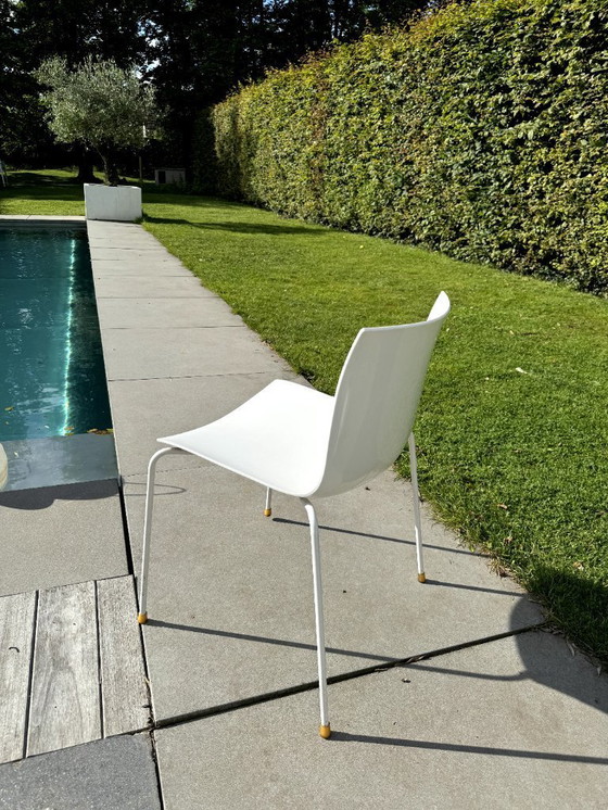Image 1 of Table MDF Italia La Grande + 8 chaises design Arper Catifa 46