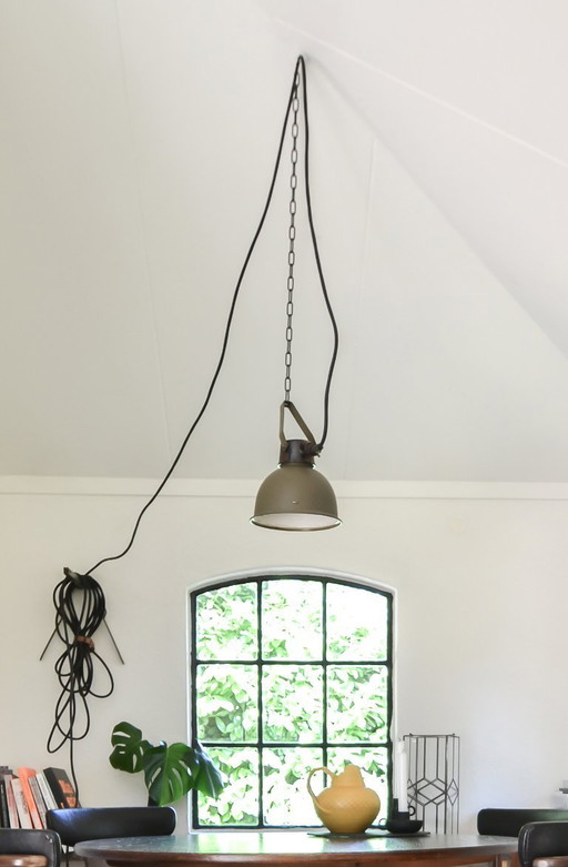 3 originele militaire legertent / legerkamp lampen