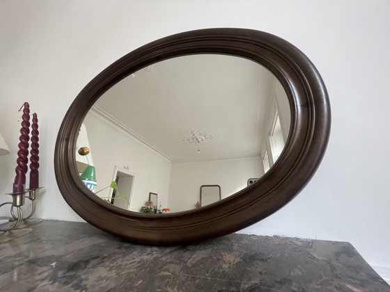 Image 1 of Miroir Ovale Vintage Made in France