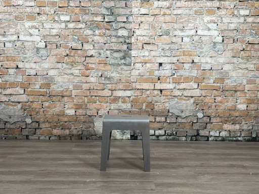 Blå Station Bimbo Kruk – Grijs Hout | Osko + Deichmann