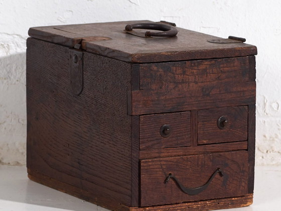Antique Japanese box with drawers - Late Meiji Period (c. ) #25 – Chest of drawers, Wood (photo 2 of 40)