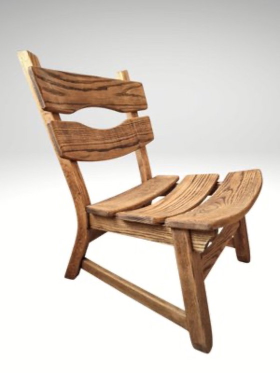 Set of 2 fireplace armchairs - Brutalist lounge chairs by Awa Dittmann, 1960 – Dittmann und Co, Side chairs (photo 3 of 5)