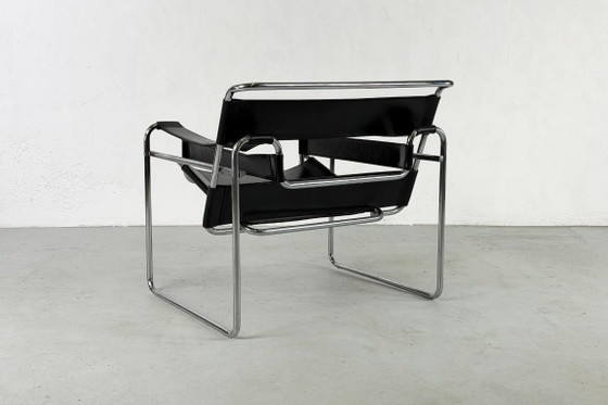 Wassily Fauteuil van Marcel Breuer voor Gavina - 1960 – Chrome, Leather (photo 6 of 10)
