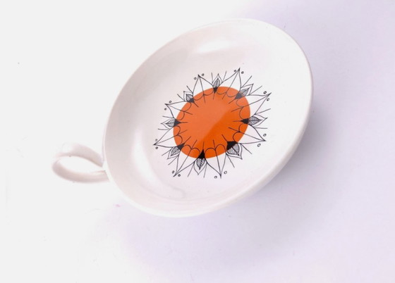 Assiettes Villeroy & Boch au design rétro moderne, motif vintage rare, vert et orange. – Vaisselle, Ceramic (photo 4 of 9)