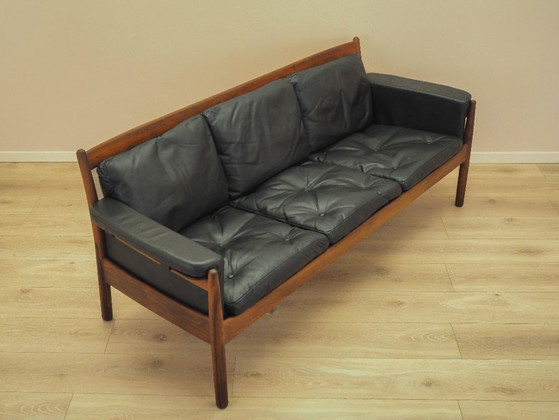 Three-Seater Sofa by Gunnar Myrstrand for Källemo, Rosewood and Leather, 1960s – 3-5 seaters (photo 8 of 24)