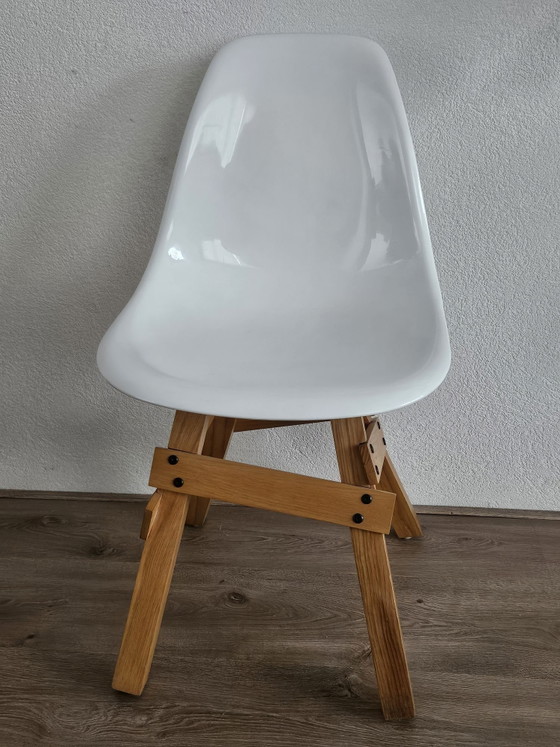 Kubikoff Icon Chair style – Sander Mulder Icon Base – white design chair – Dining chairs, Metal, Plastic (photo 6 of 15)
