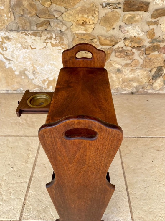 Tavolino laterale vintage di metà secolo con portariviste, anni '60 – Tavolini, Wood (photo 19 of 24)
