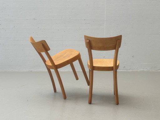 2 sgabelli da bar di Horgen Glarus, anni '60 – kuipstoelen, Wood