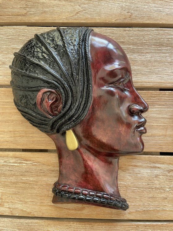 Image 1 of Set of vintage wall masks R. Scali