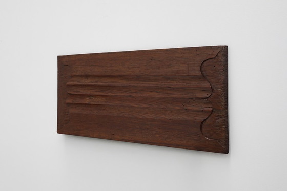 Image 1 of Panel gótico tallado en roble del siglo XVI, Francia