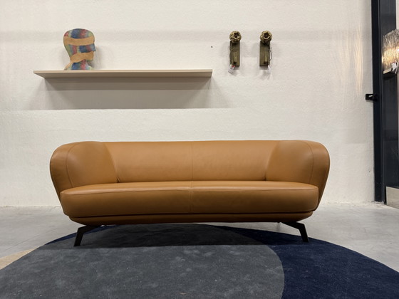 Image 1 of Leolux Flint Sofa, 2,5-Sitzer, Ceras Brandy Leder