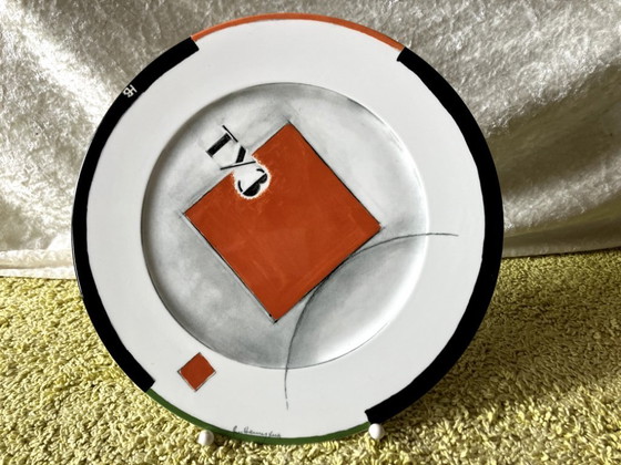 Image 1 of Vladimir Njemuchin - Villeroy & Boch - insegna a muro costruttivista 1991