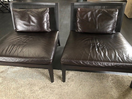 2 Stück Design Sessel Typ Giulia von Brand Frigerio