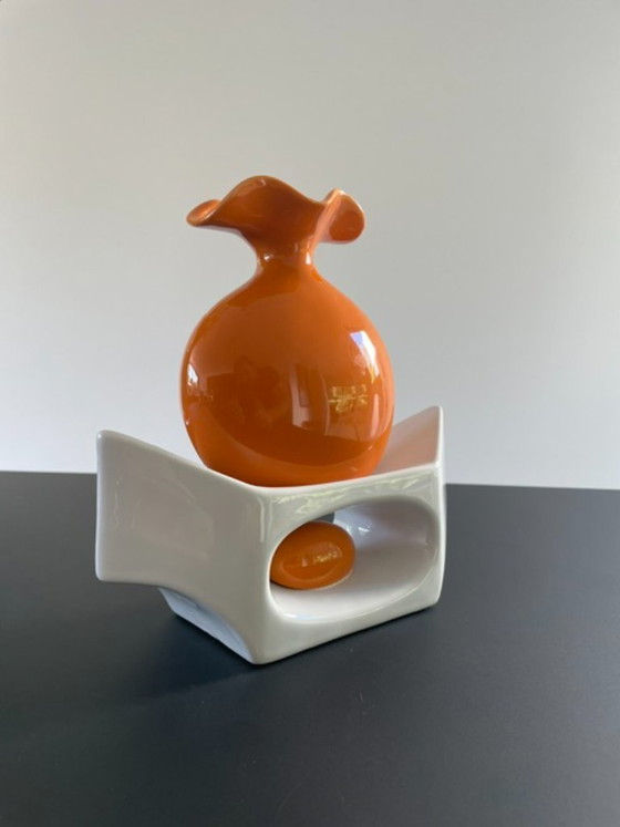 Image 1 of Unique ceramic designer vase – modern sculptural design