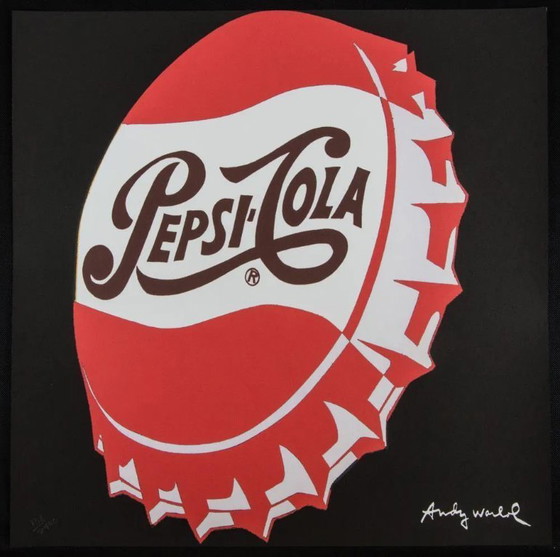 Image 1 of 1986 Carnegie Museum of Art Dopo Andy Warhol "Pepsi - Cola" litografia