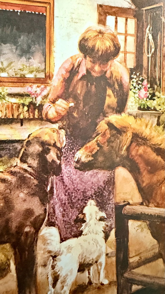 Book Het Brieschend Paard by Rien Poortvliet from 1978, Coffee table books, Paper, Brown (photo 11 of 15)