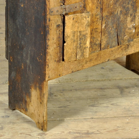 Image 1 of Beech Wabi-Sabi Cabinet, 1850s