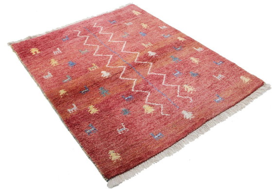 Image 1 of Original Modern Perser Gabbeh Woll Teppich 155 x 122 cm Top Zustan