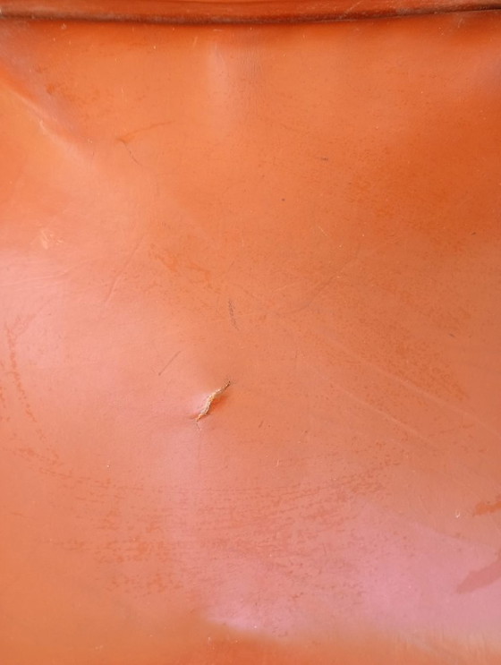 Image 1 of 6 aniline leather chairs from the 70s created by Mario Bellini for Cassina, the brand is not present