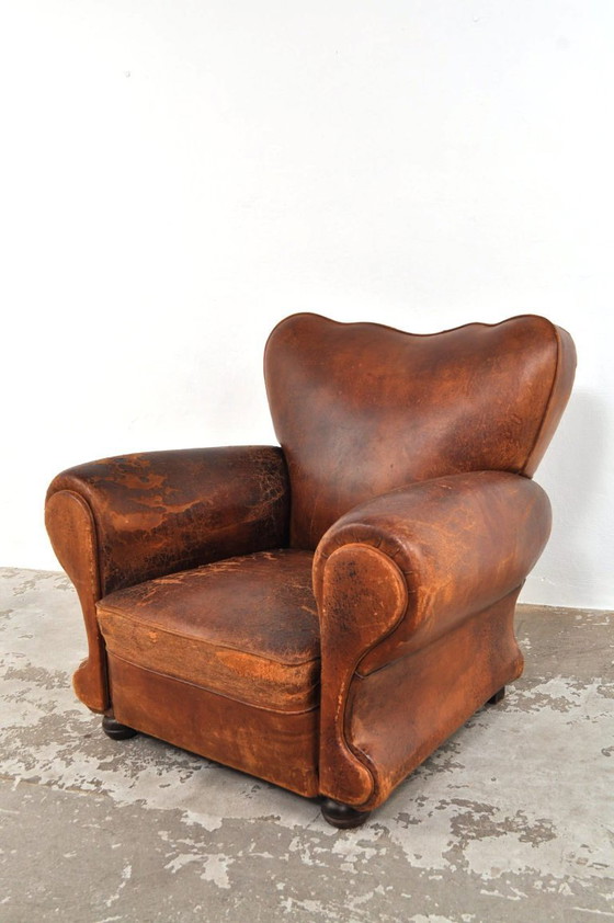 Image 1 of Franse Art Deco clubfauteuil, jaren 30