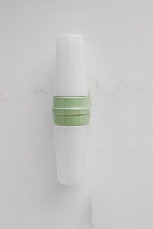 Vintage Porcelain Bathroom Light by Sigvard Bernadotte for Ifö 1960 – wandlampen, Scandinavian (photo 2 of 12)