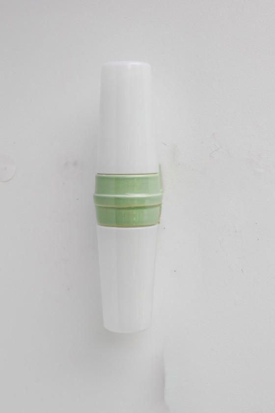 Vintage porseleinen badkamerlamp van Sigvard Bernadotte voor Ifö 1960 – Wandlampen, Porcelain, Scandinavian (photo 2 of 12)