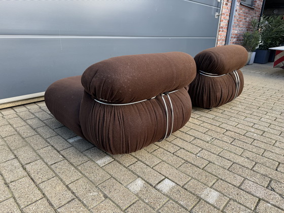 Image 1 of Cassina Soriana originale des années 1970 2x 1 place Tobia & Afra Scarpa
