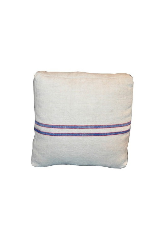Cuscini a Righe Blu Mid-Century, Set di 2