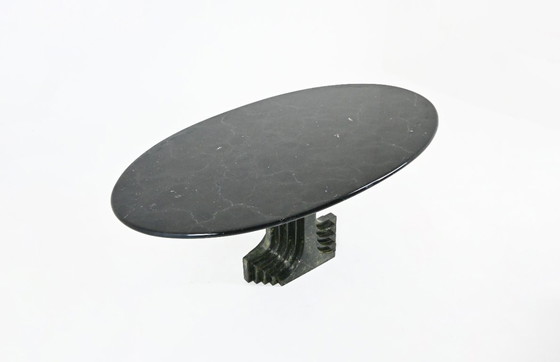 Image 1 of Ovale eettafel "Argo" van Carlo Scarpa voor Simon Gavina, jaren 70