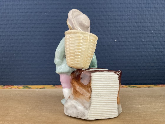 Image 1 of Lot de 2 pyrogènes de la fin du XIX ème siècle , porcelaine polychrome 