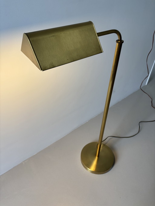 Sölken leuchten brass copper floorlamp Germany 1970