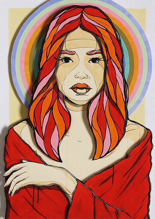 El Bocho - Madonna - 3D - Signé à la main - Edition 150
