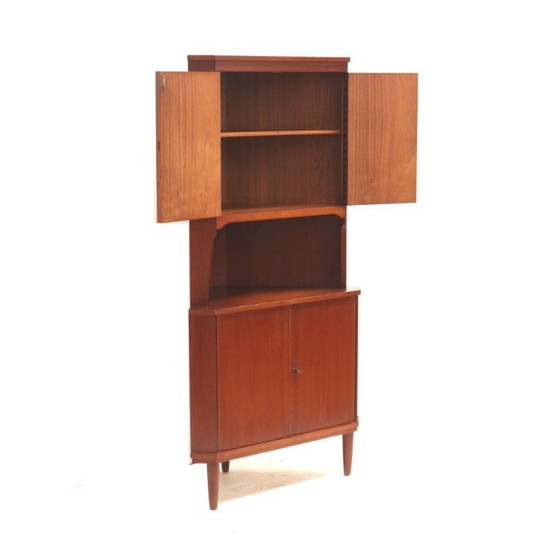 Image 1 of Vintage Deens design hoekkast / dressoirkast gemaakt in de jaren ’60
