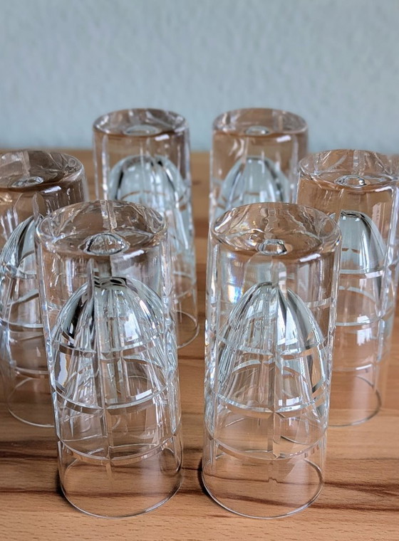 Set of 6, aperitif/shot glasses, mid-century modern – Glass & Decanter (photo 8 of 10)