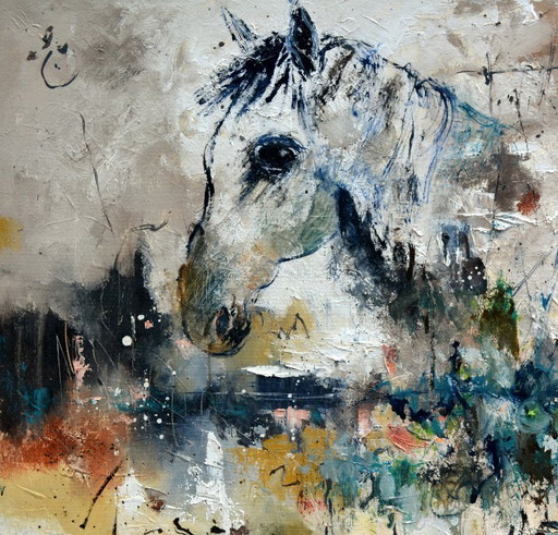 A White Horse – schilderijen tekeningen, Canvas (photo 2 of 5)