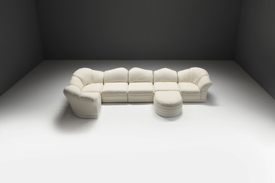 Image 1 of Very Rare Vagues/Waves Modular Sofa by Hans Hopfer for Roche Bobois France