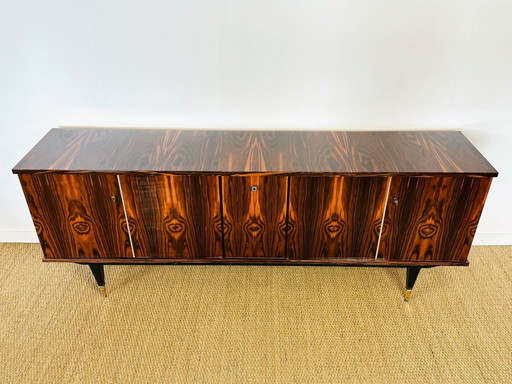 Art Deco dressoir in Macassar, Frankrijk, jaren 1950