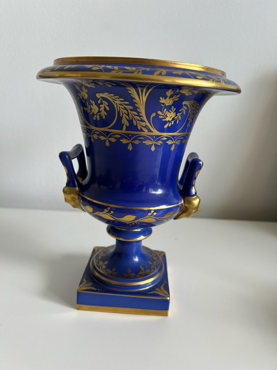 Vaso potpourri in porcellana di Dresda - Carl Thieme Potschappel XIX secolo – Sculture (photo 2 of 8)
