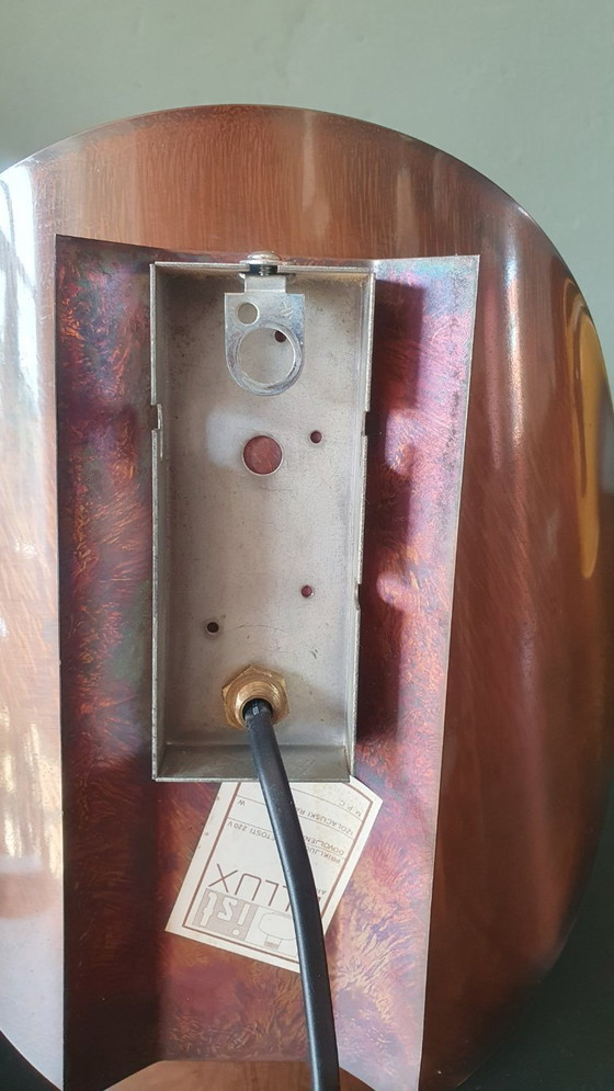 Image 1 of Lampada da parete vintage in rame e vetro - Jugoslavia - Metà secolo