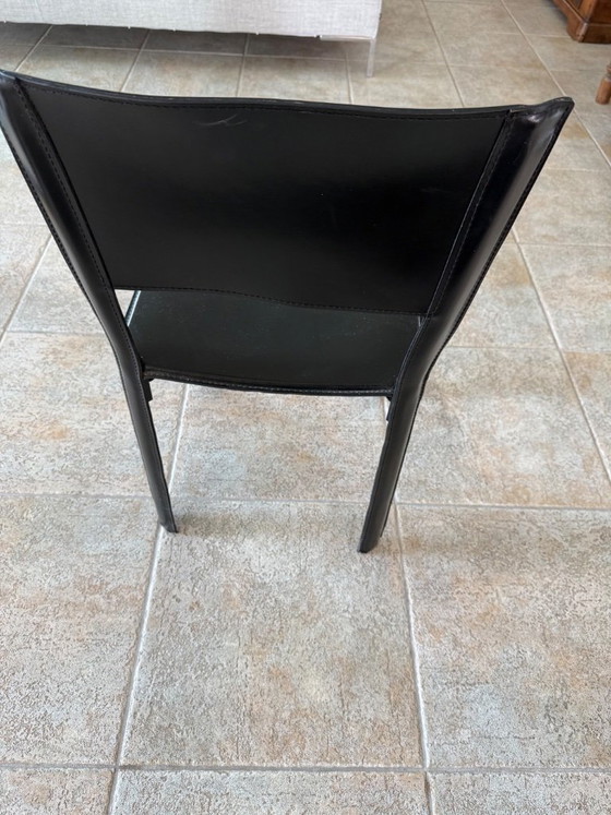6 Sedie da pranzo in condizioni pari al nuovo – Leather (photo 3 of 5)