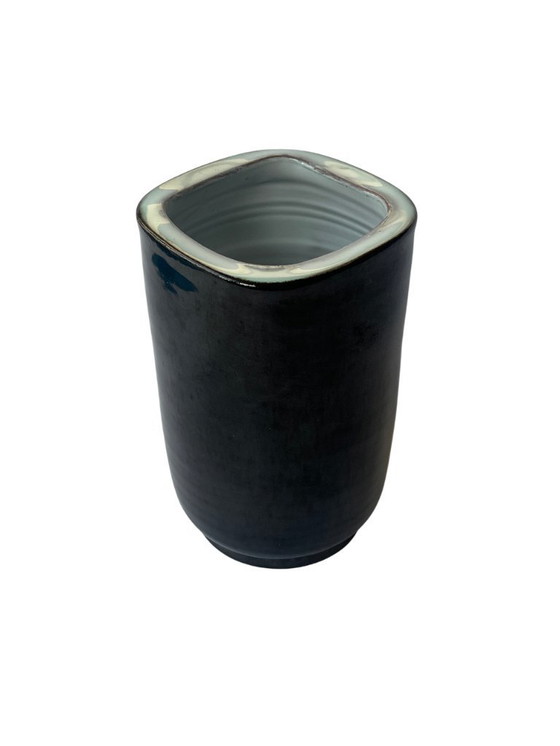 Image 1 of Niederländisches Design - Modell 304 Antraciet Vase Mid-Century Modern, Kunstaardewerkfabriek Nagtegaal Utrecht