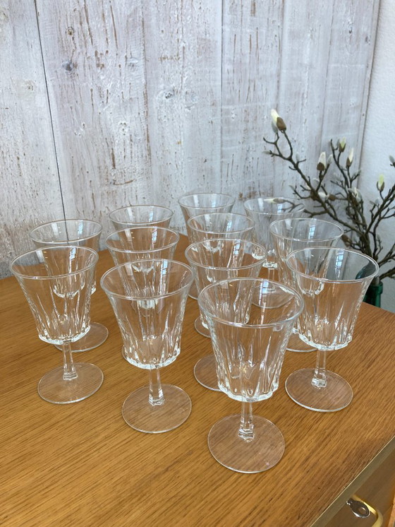 Image 1 of Set di 12 bicchieri di cristallo con scatola originale.