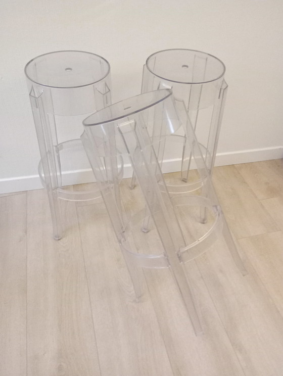 Image 1 of Sedie Ghost di Philippe Starck Kartell Charles 2 pezzi