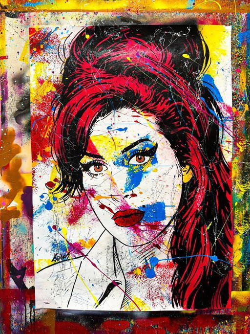 Gongas - Amy Winehouse - Artist canvas