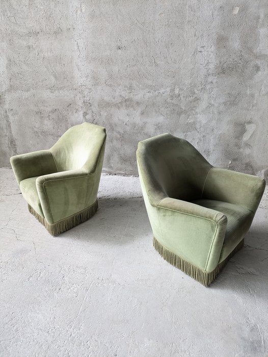 Image 1 of Armchair (2) - Italian Manifacture - 1950-1975